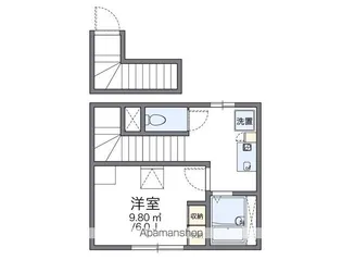 レオパレスSTONE DORF【2階】の間取り