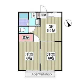 コーポアゼリア【2階】の間取り