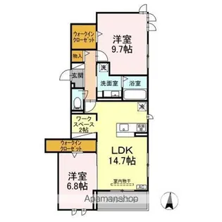コンフォースさくら【3階】の間取り