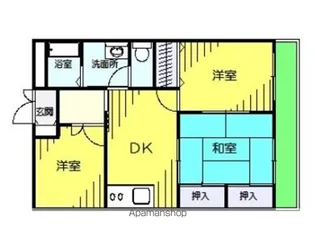 サン・オーレ北吉津【2階】の間取り