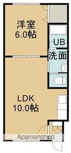 ピュアパレス富岡【3階】の間取り