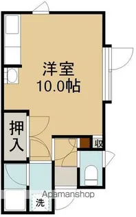 コーポすずらん【205号室】の間取り