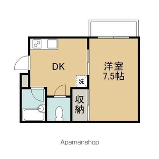 海禅寺ハイツ【2階】の間取り