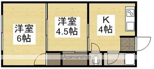 上原コーポ【103号室】の間取り