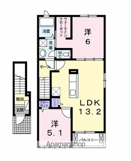 エテルノ・フィオーレ【2階】の間取り