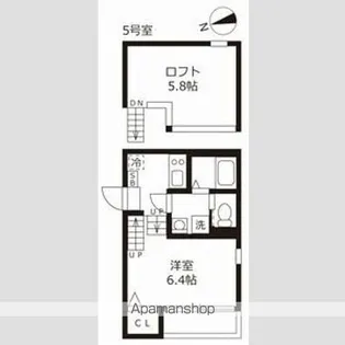 ハーモニーテラス大杉町Ⅱ【1階】の間取り