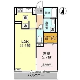 シーレックス PARQUE【1階】の間取り