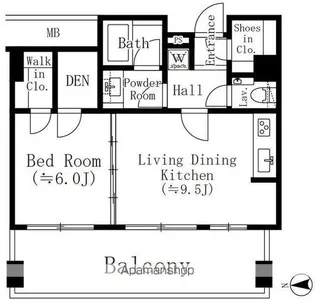 東京都千代田区神田錦町3丁目【マンション】の間取り