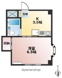東京都杉並区高円寺北2丁目【マンション】の間取り