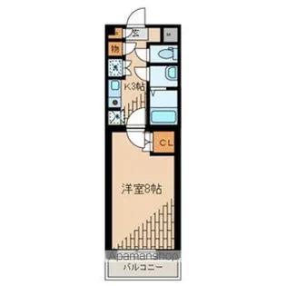 パルクサイド【3階】の間取り