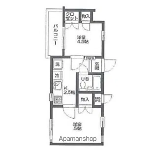 日神パレス東日暮里第2【4階】の間取り