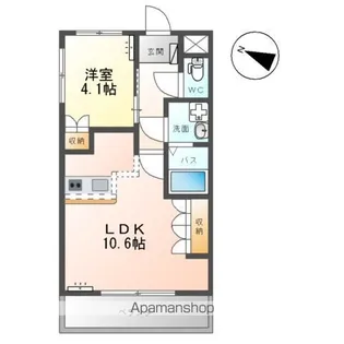 OPEN ARMS(オープンアームス)【1階】の間取り