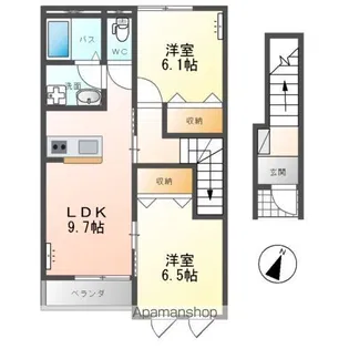 アマービレ【2階】の間取り