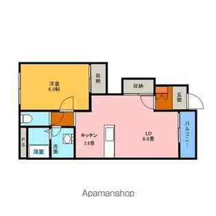グリーンステージ【1階】の間取り