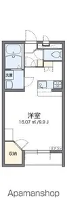 レオパレス蒼 Ⅰ【105号室】の間取り