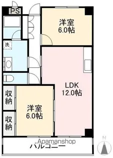 LEPO KITACHO【205号室】の間取り