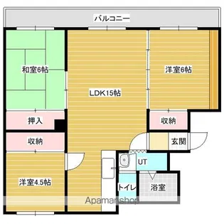 エル美唄【1階】の間取り