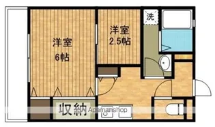 アーバン上大川前【103号室】の間取り