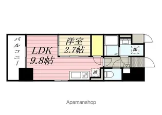 ラクラス博多Ⅱ【5階】の間取り