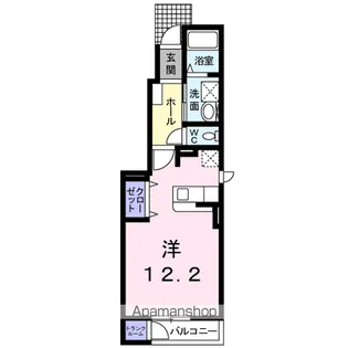 パールオブエビスD【1階】の間取り