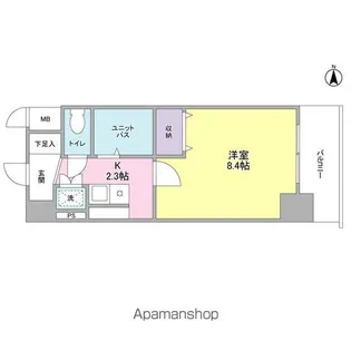 クラッセ溝の口【6階】の間取り