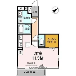 レガーロ アサヒ【1階】の間取り