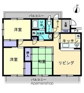 メゾングローリー【305号室】の間取り