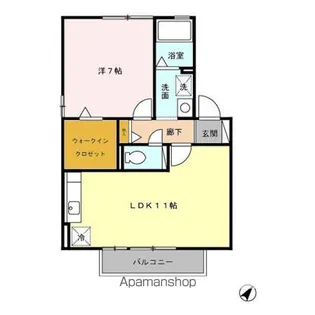 神立の杜 C【2階】の間取り