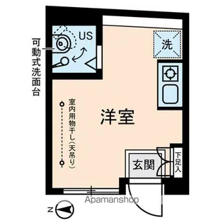 東京都杉並区松ノ木2丁目【アパート】の間取り