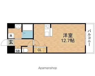 グランラヴィーヌ【607号室】の間取り
