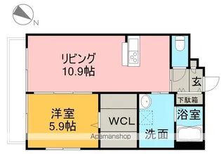 翠城4【2階】の間取り