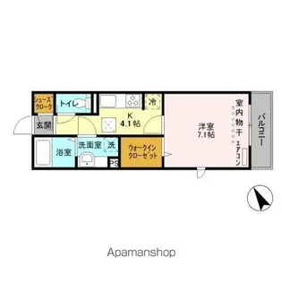 ポム・アール【1階】の間取り