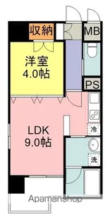 プレシャス二日町【9階】の間取り