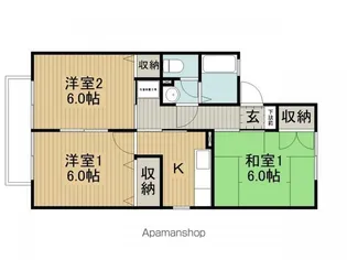 ル・パサージュⅠ【101号室】の間取り