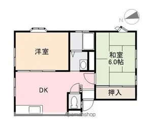 ウインディア屋島【2階】の間取り