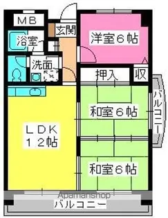 レスピーザ53【3階】の間取り