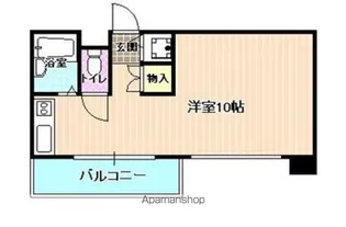 上幟町ビル【303号室号室】の間取り