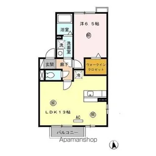 ノース・ウエスト蘇原 B【2階】の間取り