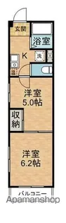 レジデンスカープ新潟【9階】の間取り