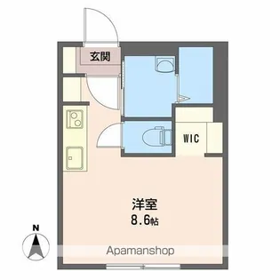 サンライト【2階】の間取り