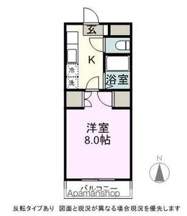 コーポビックヒルズ【2階】の間取り