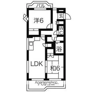 ポニーヒル長久手【3階】の間取り