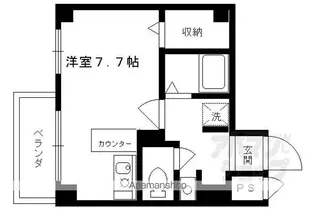 ライブ寺町通り【701号室】の間取り