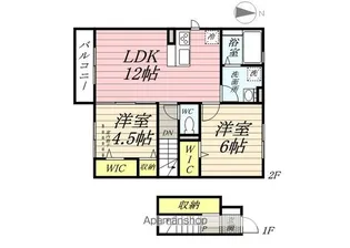 シュロスモリオ【2階】の間取り