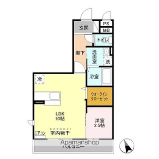パストラル【2階】の間取り
