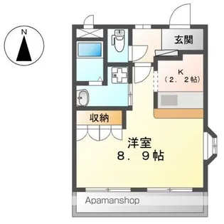 ウイングコート【2階】の間取り