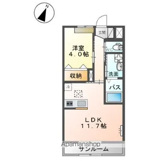 グリーンコートⅡ【1階】の間取り