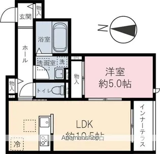 (仮称)川越市南通町パレス【102号室】の間取り