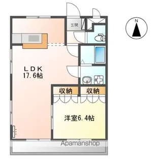 プリマベーラ B・HーⅡ【1階】の間取り