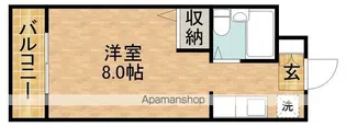 コンフォール根上り松【1階】の間取り